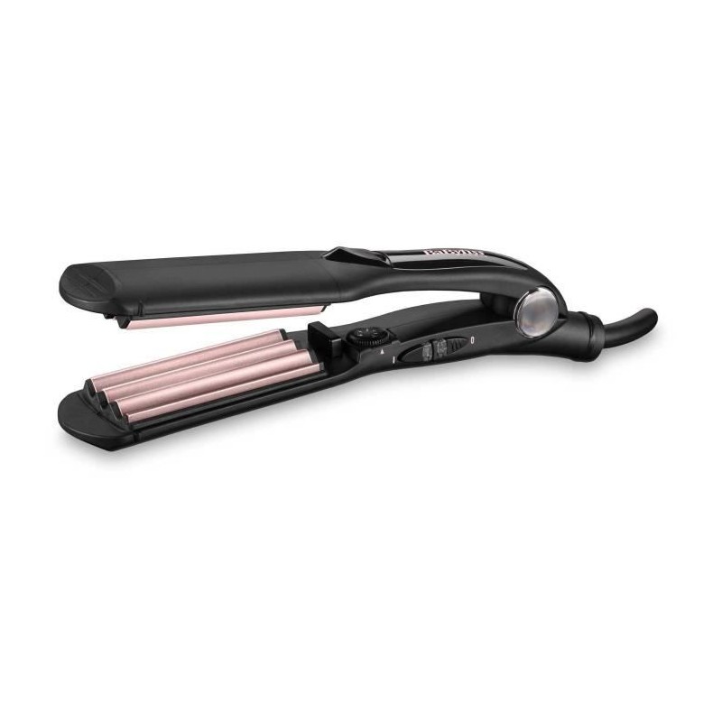 Fer a gaufrer - BABYLISS 2165CE - Plaques larges de 35 mm - 10 tempér