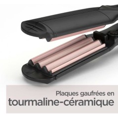 Fer a gaufrer - BABYLISS 2165CE - Plaques larges de 35 mm - 10 tempér