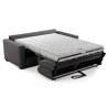 Canapé convertible express - MARIUS - Tissu Anthracite - matelas 14cm