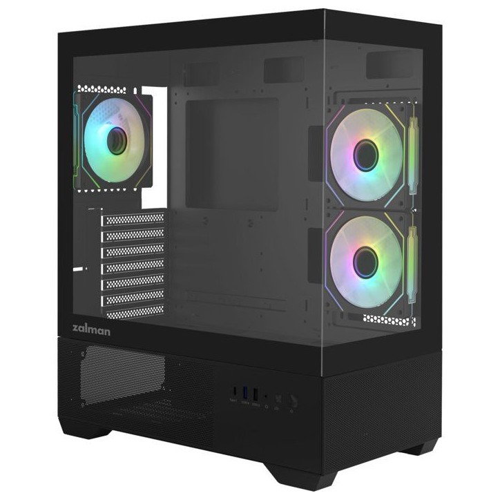 Boitier PC sans alimentation - ZALMAN CHRONIX V2 - ZM-CHROV2BK - Moyen tour - Format ATX - Noir