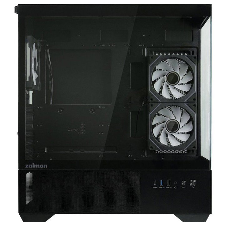 Boitier PC sans alimentation - ZALMAN CHRONIX V2 - ZM-CHROV2BK - Moyen tour - Format ATX - Noir