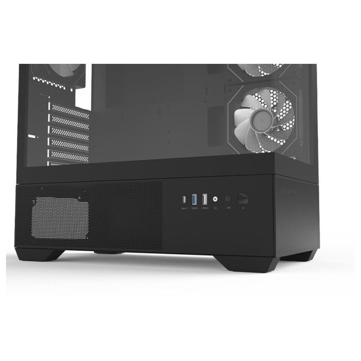 Boitier PC sans alimentation - ZALMAN CHRONIX V2 - ZM-CHROV2BK - Moyen tour - Format ATX - Noir