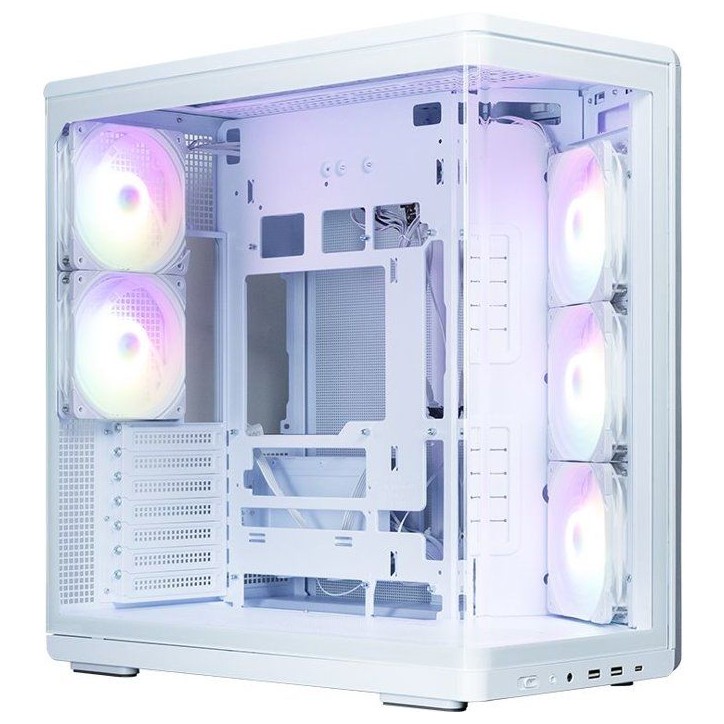 ZALMAN - ZM-P60WH - P60 - Boitier PC sans alimentation - Moyen tour - Format ATX - Blanc ZALMAN - ZM-P60WH - P60 - Boitier PC sans alimentation - Moyen tour - Format ATX - Blanc