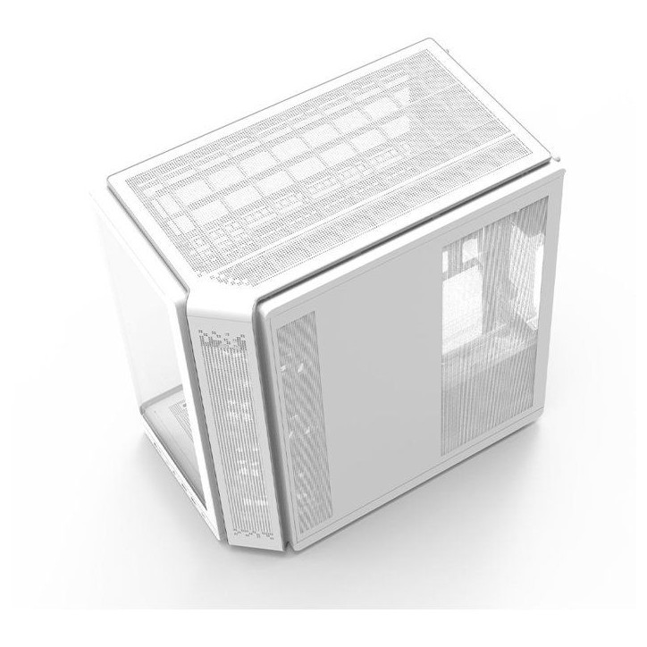 ZALMAN - ZM-P60WH - P60 - Boitier PC sans alimentation - Moyen tour - Format ATX - Blanc ZALMAN - ZM-P60WH - P60 - Boitier PC sans alimentation - Moyen tour - Format ATX - Blanc
