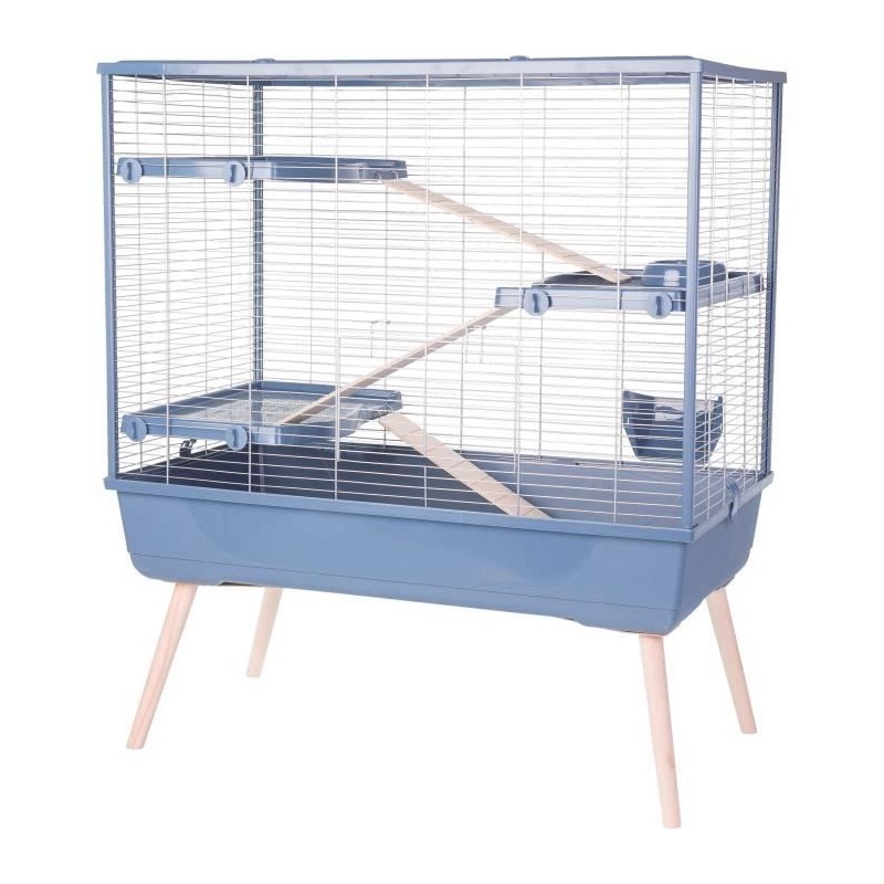 ZOLUX Cage rongeur surélevée Néolife - 3 étages pour lapin - 99 x