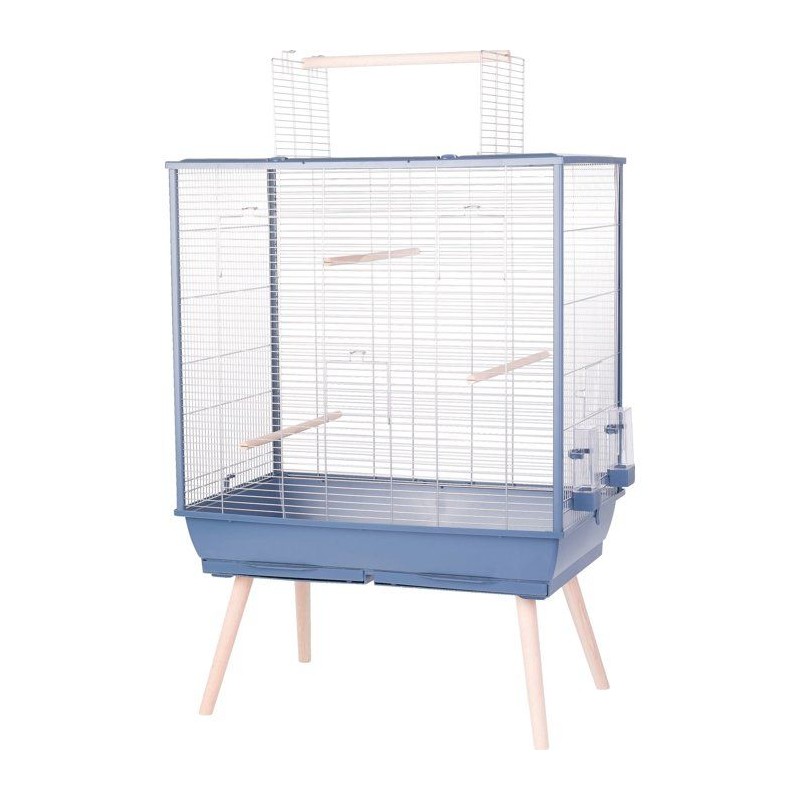 ZOLUX Cage grillagée surélevée pour oiseau Néolife - Pour perruche