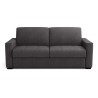 Canapé convertible express - MARIUS - Tissu Anthracite - matelas 14cm