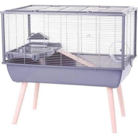 ZOLUX Cage rongeur surélevée Néolife - Pour hamster - 78 x 48 x 75