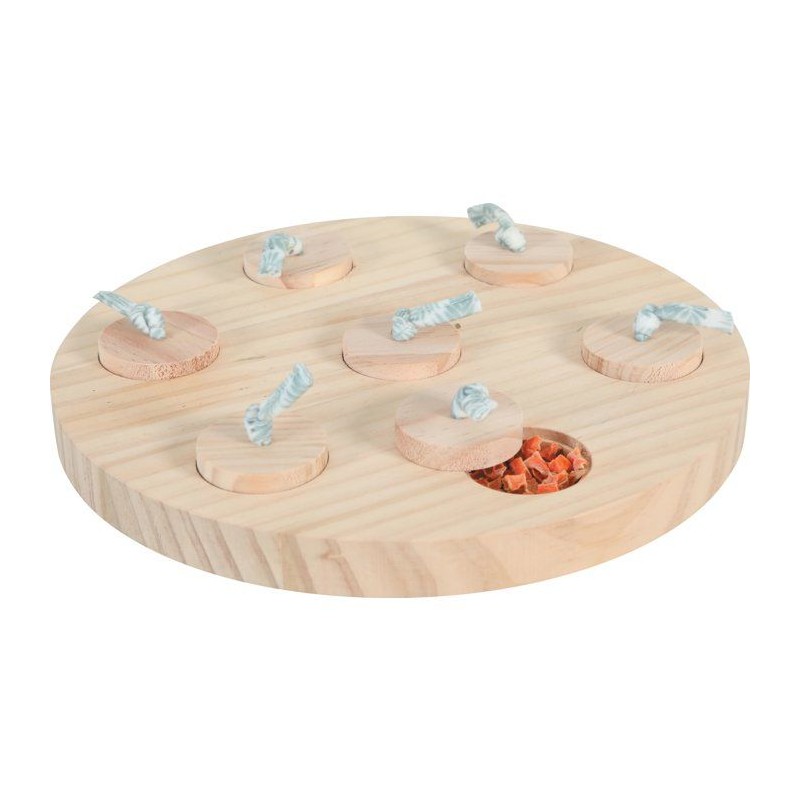 Plateau pour friandises en bois - ZOLUX - Jeu d'occupation - Stimule e