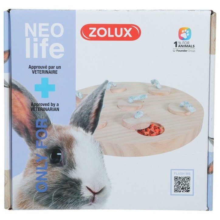 Plateau pour friandises en bois - ZOLUX - Jeu d'occupation - Stimule et réduit l'ennui - Néolife Plateau pour friandises en bois - ZOLUX - Jeu d'occupation - Stimule et réduit l'ennui - Néolife