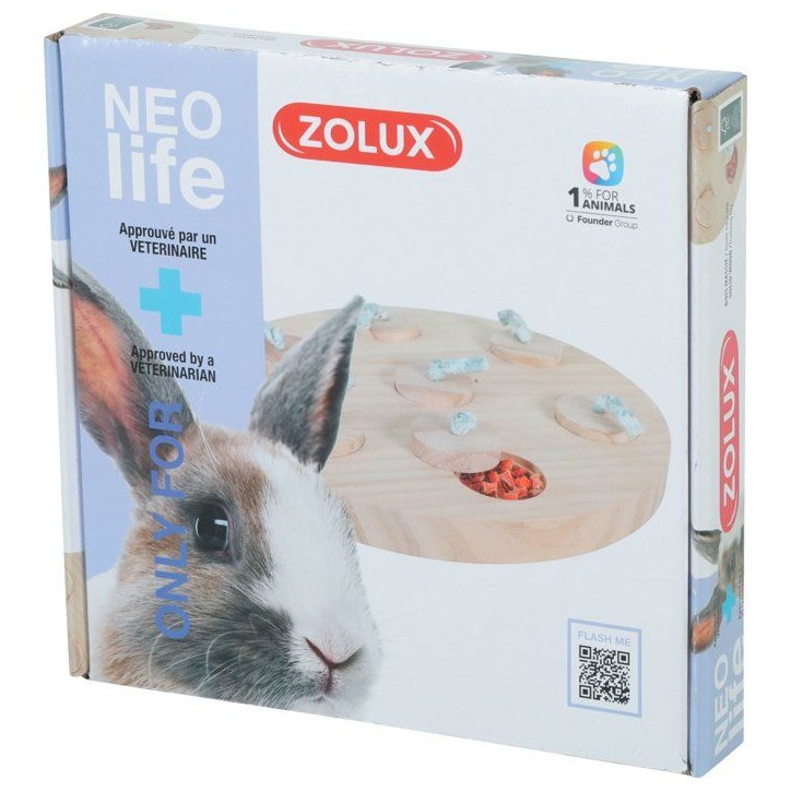 Plateau pour friandises en bois - ZOLUX - Jeu d'occupation - Stimule et réduit l'ennui - Néolife Plateau pour friandises en bois - ZOLUX - Jeu d'occupation - Stimule et réduit l'ennui - Néolife