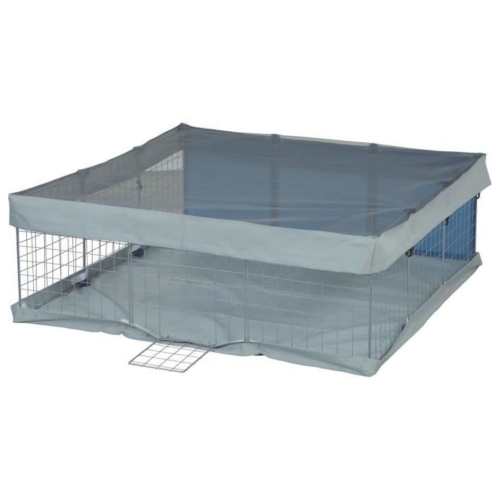 Enclos modulable - ZOLUX - Neo park - Parc pour petits animaux - Cochin d'inde - 105X105X35 - 1,10 m²