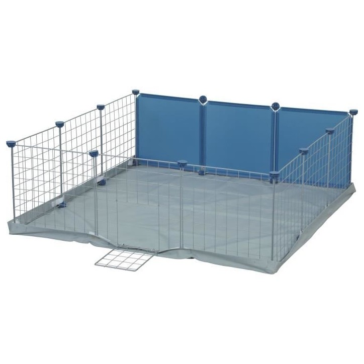 Enclos modulable - ZOLUX - Neo park - Parc pour petits animaux - Cochin d'inde - 105X105X35 - 1,10 m²