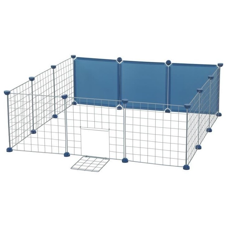 Enclos modulable - ZOLUX - Neo park - Parc pour petits animaux - Cochin d'inde - 105X105X35 - 1,10 m²