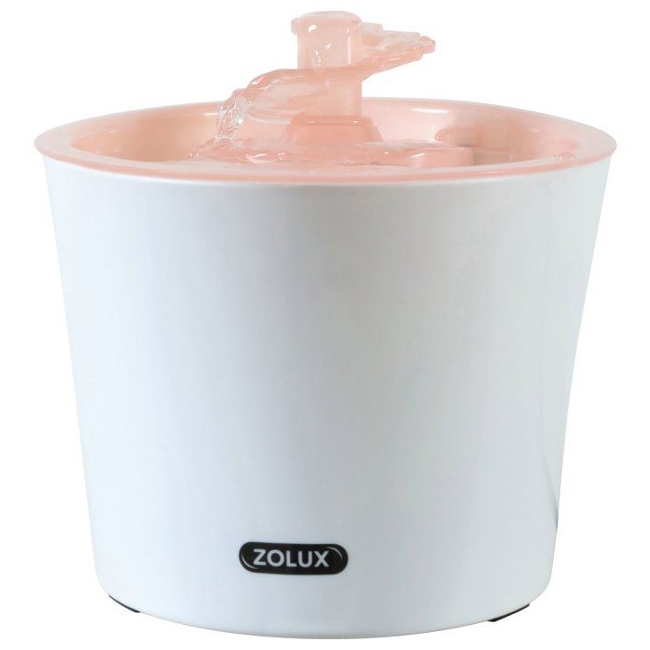 Fontaine a eau - ZOLUX - Calypso pour chat et chien - 3 L - Avec 2 filtres inclus - Rose Fontaine a eau - ZOLUX - Calypso pour chat et chien - 3 L - Avec 2 filtres inclus - Rose