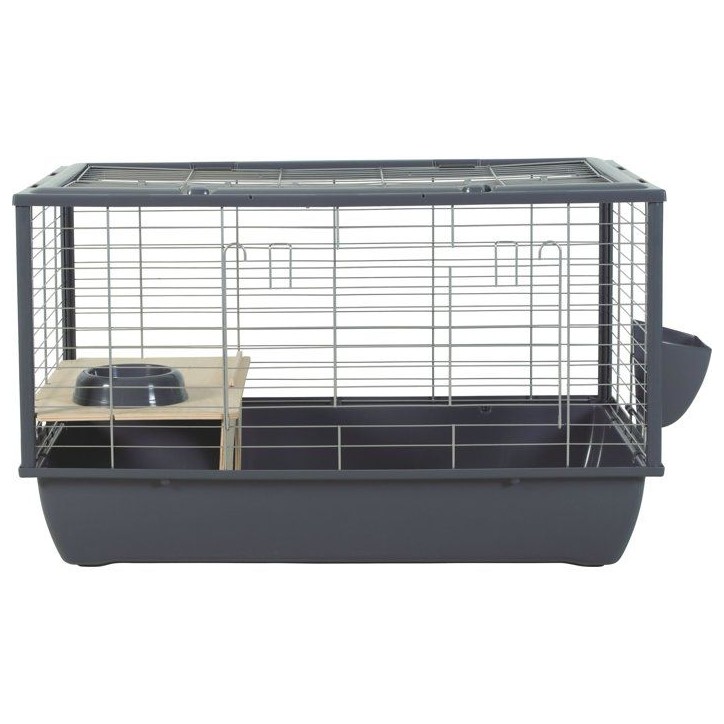 ZOLUX Cage grillagée cochon d'inde et rongeur Néolife - 80 x 52,5 x 48 cm - Gris ZOLUX Cage grillagée cochon d'inde et rongeur Néolife - 80 x 52,5 x 48 cm - Gris