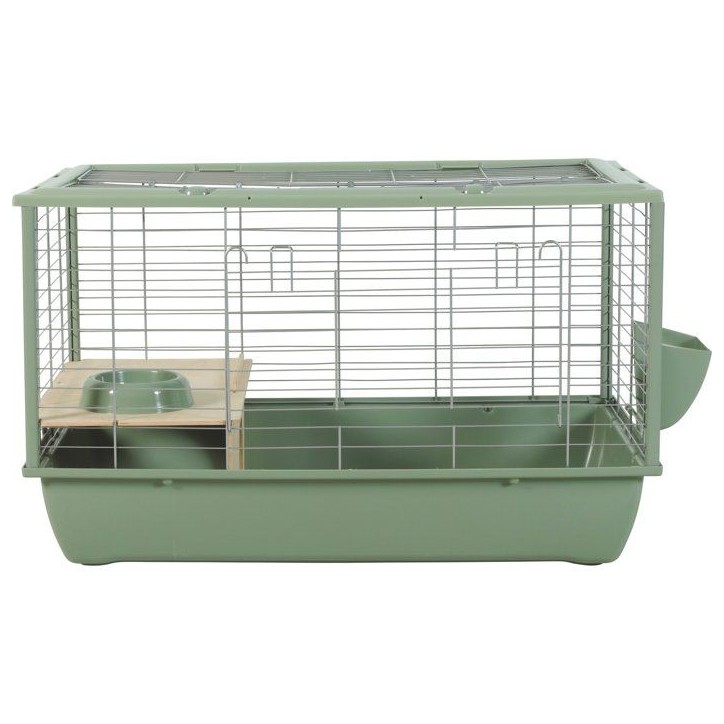 ZOLUX Cage grillagée cochon d'inde et rongeur Néolife - 80 x 52,5 x 48 cm - Vert ZOLUX Cage grillagée cochon d'inde et rongeur Néolife - 80 x 52,5 x 48 cm - Vert