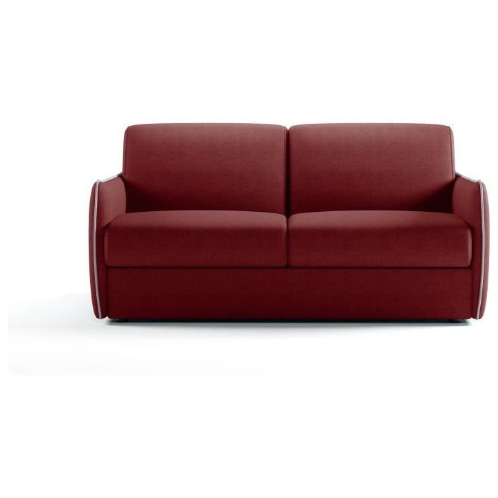 Canapé convertible express - AGATHE - Tissu Rouge - matelas 14cm - 175 x 100 x 87 cm Canapé convertible express - AGATHE - Tissu Rouge - matelas 14cm - 175 x 100 x 87 cm