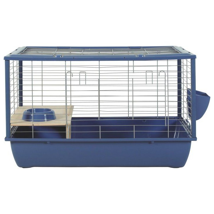 ZOLUX Cage grillagée cochon d'inde et rongeur Néolife - 80 x 52,5 x 48 cm - Bleu ZOLUX Cage grillagée cochon d'inde et rongeur Néolife - 80 x 52,5 x 48 cm - Bleu
