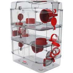Cage sur 3 étages ZOLUX - Rody3 trio - Pour hamsters, souris et gerbi