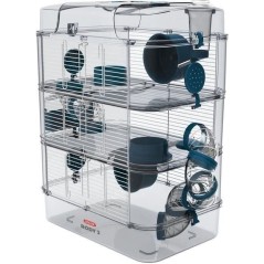Cage sur 3 étages - ZOLUX - Rody3 trio - Pour hamsters, souris et ger
