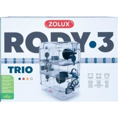 Cage sur 3 étages - ZOLUX - Rody3 trio - Pour hamsters, souris et ger
