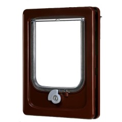 Chatiere 4 positions avec tunnel - ZOLUX - L20 x H25 cm - Pour porte b