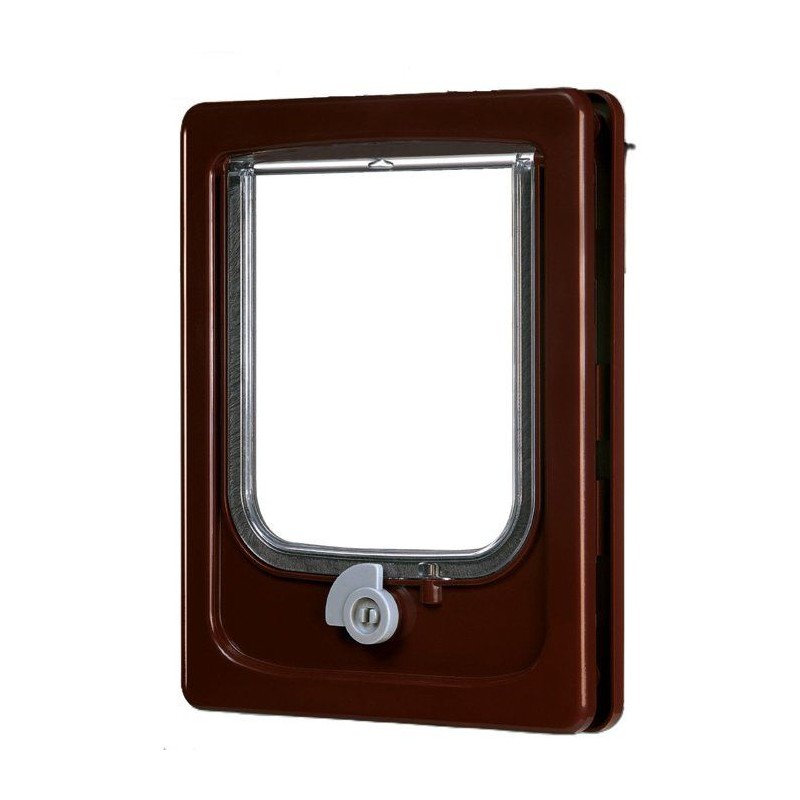 Chatiere 4 positions avec tunnel - ZOLUX - L20 x H25 cm - Pour porte b