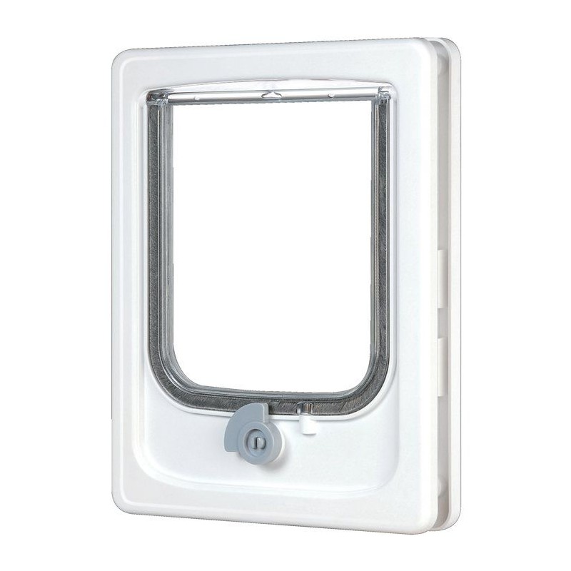 Chatiere 4 positions - ZOLUX - L20 x H25 cm - Pour porte bois, PVC, m