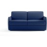 Canapé convertible express - AGATHE - Tissu Bleu - matelas 14cm - 175