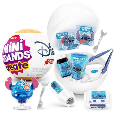 Capsule surprise - Figurine - ZURU - Mini Brands Create Disney Snacks - Modele aléatoire - Des 8 ans