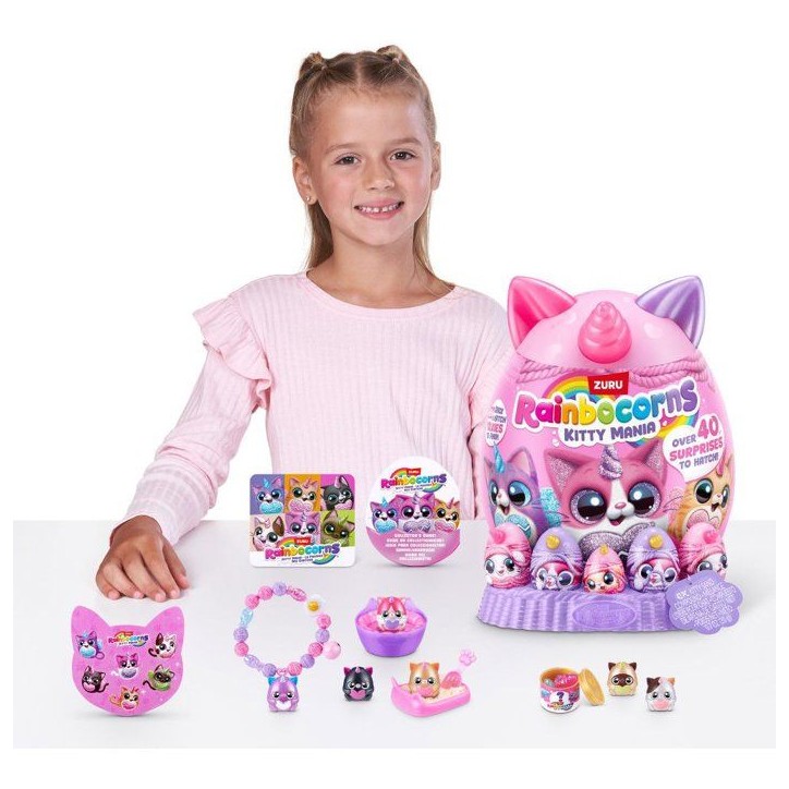 oeuf surprise - Peluche - ZURU - Rainbocorns KittyMania - Modele aléatoire - Des 3 ans oeuf surprise - Peluche - ZURU - Rainbocorns KittyMania - Modele aléatoire - Des 3 ans