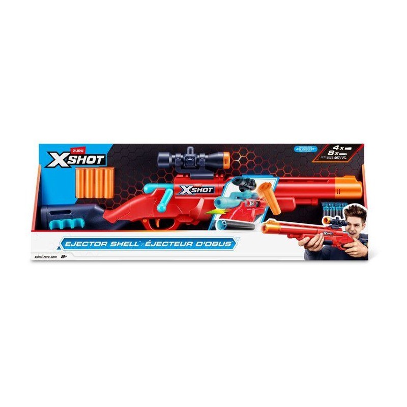 Lancer de fléchettes - ZURU XSHOT - Excel Bolt Action blaster - 8 fl