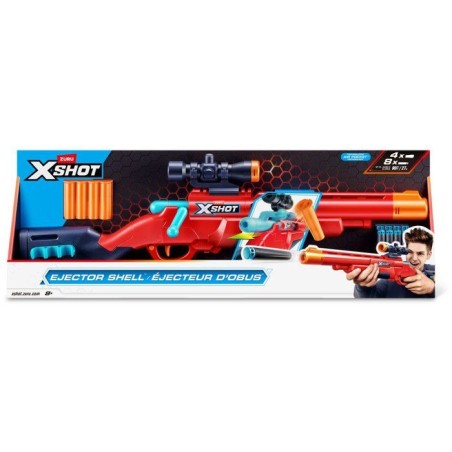 Lancer de fléchettes - ZURU XSHOT - Excel Bolt Action blaster - 8 fl