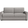 Canapé convertible express JOHN - 3 places - Tissu gris - 190 x 100 x