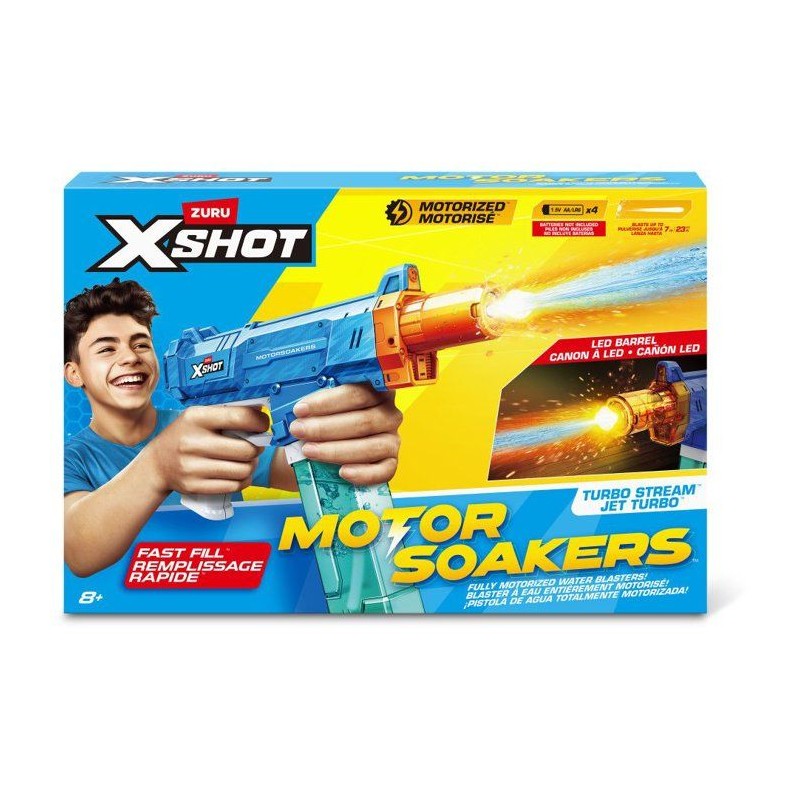 Pistolet a eau - ZURU XSHOT - Fast-Fill Motor Soaker Motorized pistol