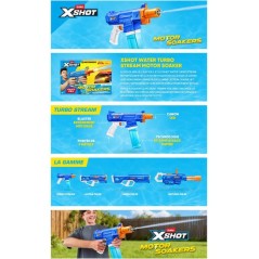 Pistolet a eau - ZURU XSHOT - Fast-Fill Motor Soaker Motorized pistol