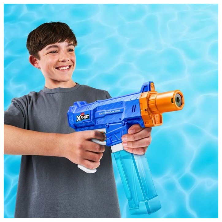 Pistolet a eau - ZURU XSHOT - Fast-Fill Motor Soaker Motorized pistol - Des 8 ans Pistolet a eau - ZURU XSHOT - Fast-Fill Motor Soaker Motorized pistol - Des 8 ans