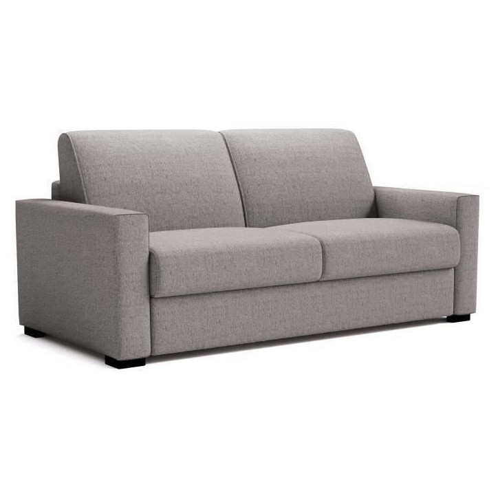 Canapé convertible express JOHN - 3 places - Tissu gris - 190 x 100 x 87 cm Canapé convertible express JOHN - 3 places - Tissu gris - 190 x 100 x 87 cm