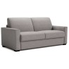 Canapé convertible express JOHN - 3 places - Tissu gris - 190 x 100 x