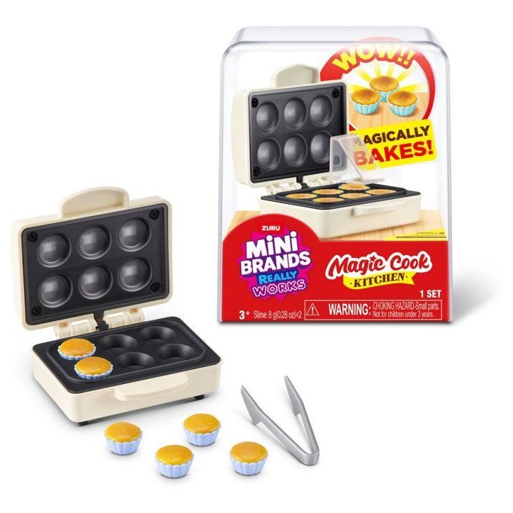 Capsule surprise - Figurine - ZURU - Mini Brands Magic Cook Kitchen - Modele aléatoire - Des 8 ans Capsule surprise - Figurine - ZURU - Mini Brands Magic Cook Kitchen - Modele aléatoire - Des 8 ans