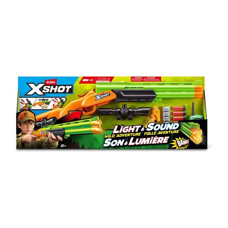 Fusil a pompe - ZURU XSHOT - Role Play Big Hunter shotgun - Des 5 ans