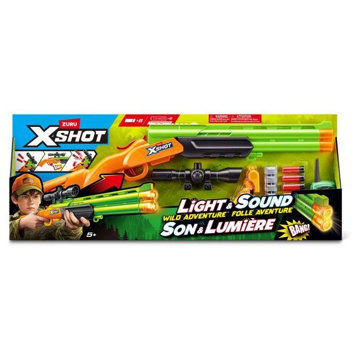 Fusil a pompe - ZURU XSHOT - Role Play Big Hunter shotgun - Des 5 ans Fusil a pompe - ZURU XSHOT - Role Play Big Hunter shotgun - Des 5 ans
