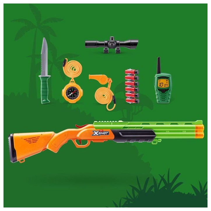 Fusil a pompe - ZURU XSHOT - Role Play Big Hunter shotgun - Des 5 ans Fusil a pompe - ZURU XSHOT - Role Play Big Hunter shotgun - Des 5 ans