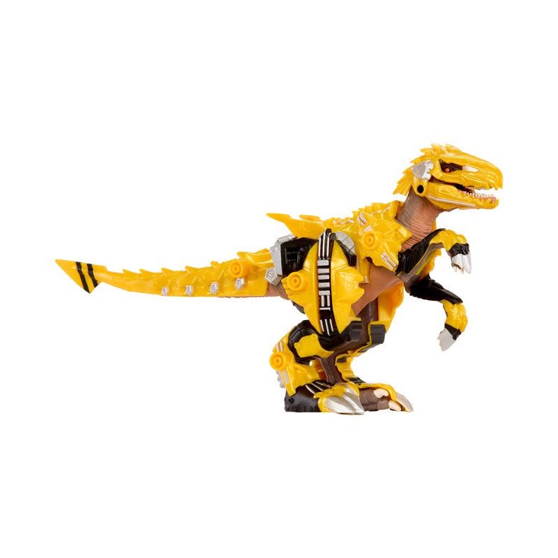 ARMOSAURS-552284-EUC-Armosaurs Armor-Up Dinosaur- Yellow Raptor - Blaz