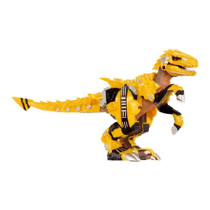 ARMOSAURS-552284-EUC-Armosaurs Armor-Up Dinosaur- Yellow Raptor - Blaze