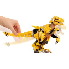 ARMOSAURS-552284-EUC-Armosaurs Armor-Up Dinosaur- Yellow Raptor - Blaze