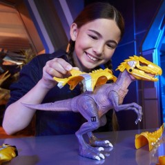 ARMOSAURS-552284-EUC-Armosaurs Armor-Up Dinosaur- Yellow Raptor - Blaz