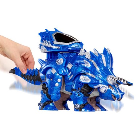 ARMOSAURS-552291-EUC-Armosaurs Armor-Up Dinosaur- Triceratops - Cobalt