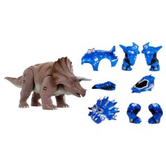 ARMOSAURS-552291-EUC-Armosaurs Armor-Up Dinosaur- Triceratops - Cobalt